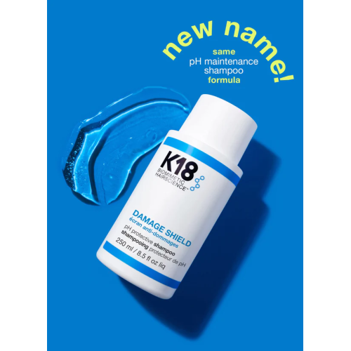 K18 DAMAGE SHIELD pH protective shampoo