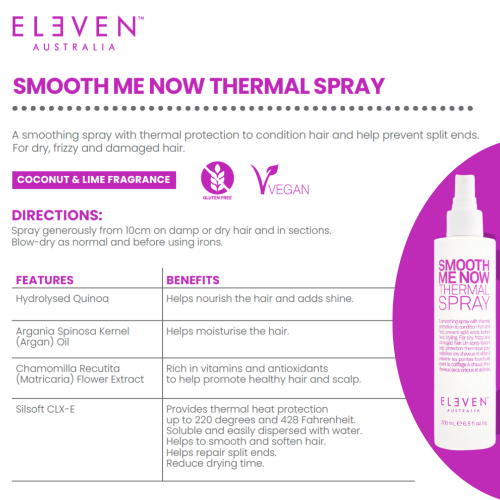 ELEVEN Smooth Me Now Thermal Spray