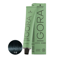 Igora Zero Ammonia Permanent Color Creme 1-0 Black