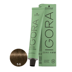 Igora Zero Ammonia Permanent Color Creme 5-0 Light Brown