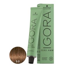 Igora Zero Ammonia Permanent Color Creme 5-5 Light Brown Gold