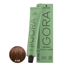 Igora Zero Ammonia Permanent Color Creme 6-68 Dark Blonde Chocolate Red