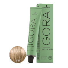 Igora Zero Ammonia Permanent Color Creme 7-0 Medium Blonde