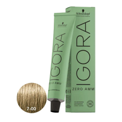 Igora Zero Ammonia Permanent Color Creme 7-00 Medium Blonde Natural Extra