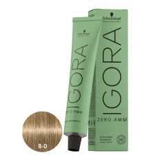 Igora Zero Ammonia Permanent Color Creme 8-0 Light Blonde