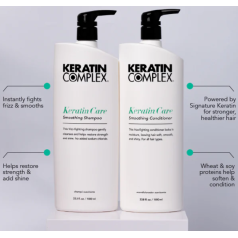 Keratin Care Smoothing Shampoo & Conditioner 1 Litre (2x1000ml)
