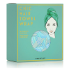 Louvelle RIVA Hair Towel Wrap - Aqua Stripe