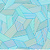 Louvelle Amelie Shower Cap in Aqua Stripe