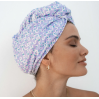 Louvelle RIVA Hair Towel Wrap - Lavender Geo