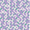 Louvelle RIVA Hair Towel Wrap - Lavender Geo
