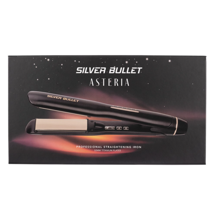 Silver Bullet Asteria Hair Straightener - Black