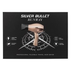 Runway Foldable Mini Travel Hair Dryer (Champagne)