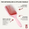 Denman Brushes D38 Pastel Pink Power Paddle Brush