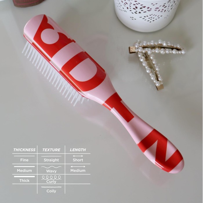 Denman Brushes D3 7 Row Styler Pink Brush