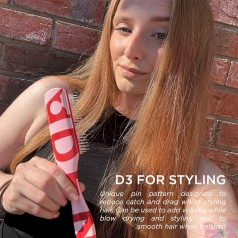 D3 7 Row Styler Pink Brush 