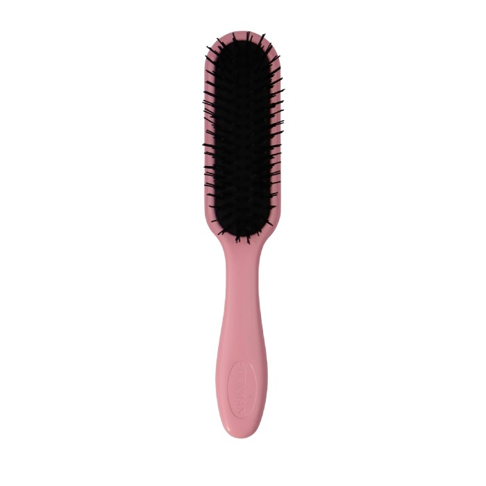 Denman Brushes D90 Pastel Pink Tangle Tamer Ultra Mini Brush