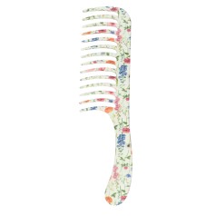 D28 Deluxe Floral Fantasies Wide Tooth Detangle Comb 