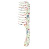 Denman Brushes D28 Deluxe Floral Fantasies Wide Tooth Detangle Comb