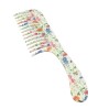 Denman Brushes D28 Deluxe Floral Fantasies Wide Tooth Detangle Comb