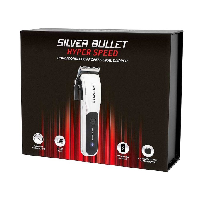 Silver Bullet Hyper Speed Cord/Cordless Clipper