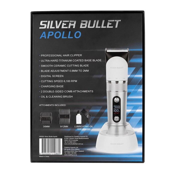Silver Bullet Apollo Cordless Hair Clipper