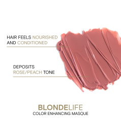 Blonde Life Rose Champagne Colour Enhancing Masque 150ml
