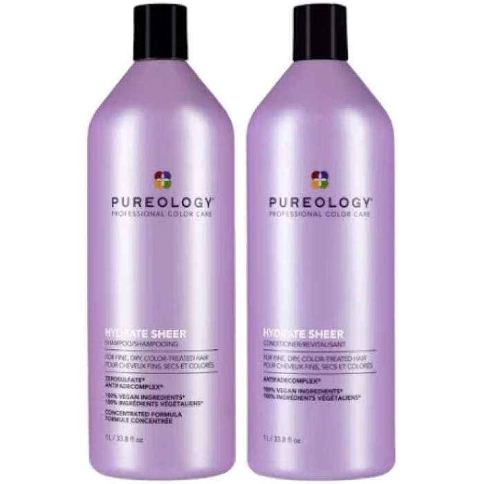 Pureology Hydrate Sheer Shampoo and Conditioner Duo 1 Litre