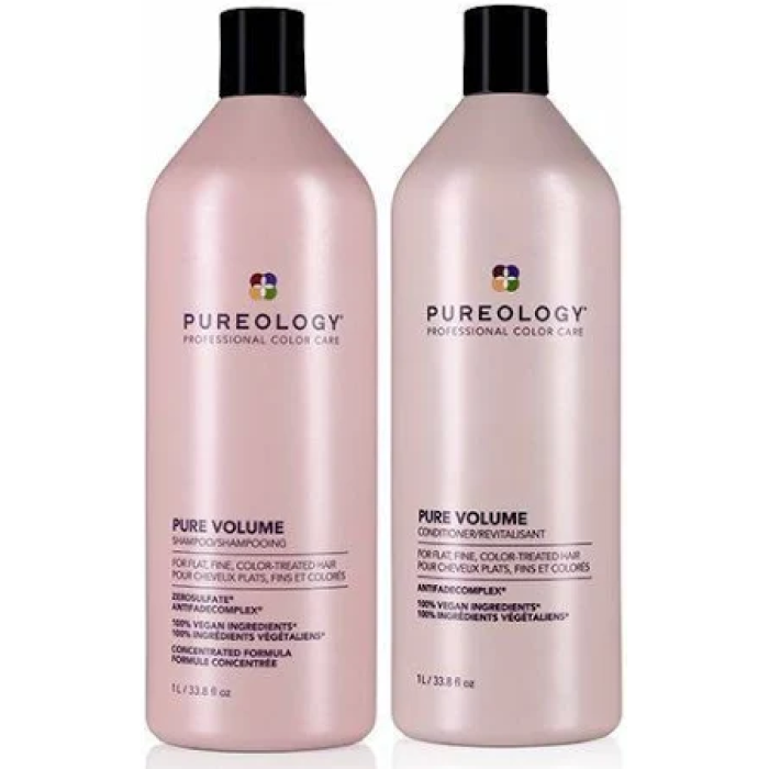 Pureology Pure Volume Shampoo and Conditioner 1 Litre Duo