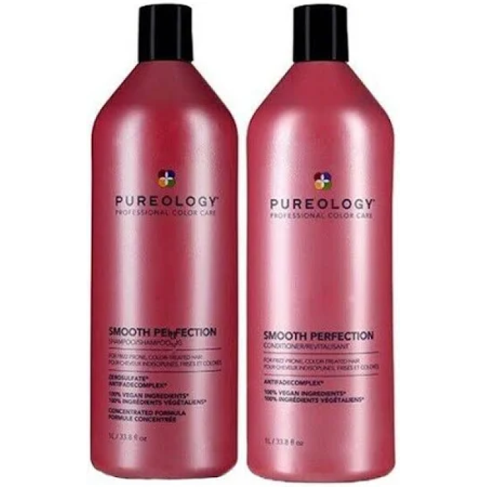 Pureology Smooth Perfection Shampoo and Conditioner 1 Litre Duo
