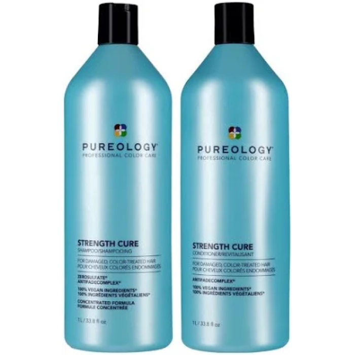Pureology Strength Cure Shampoo and Conditioner Due 1 Litre