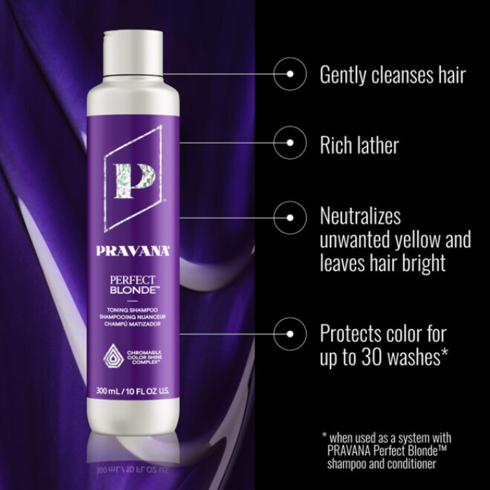 Pravana The Perfect Blonde Purple Toning Shampoo
