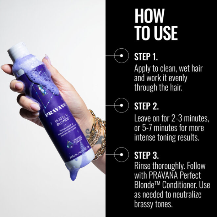 Pravana The Perfect Blonde Purple Toning Shampoo