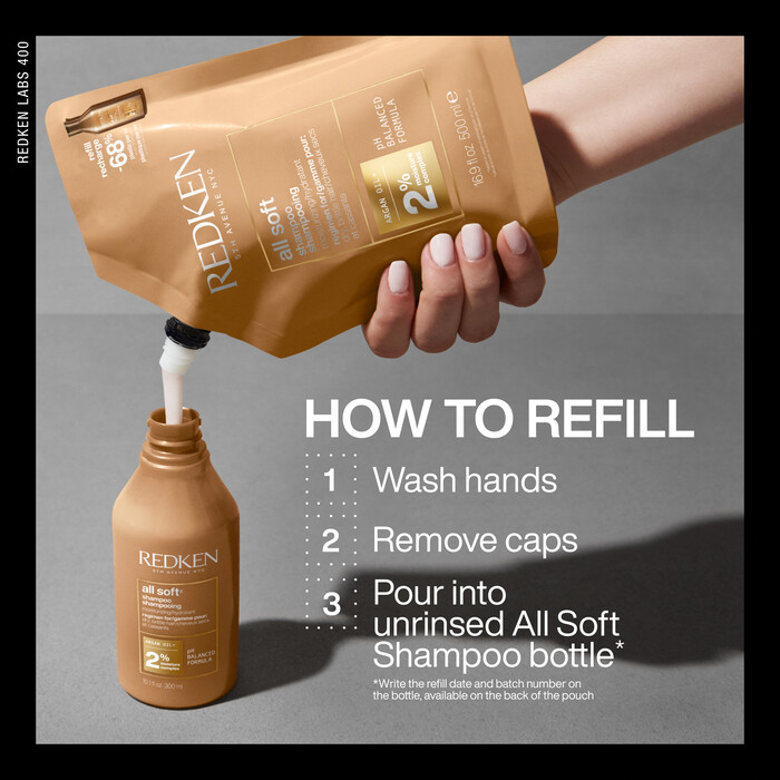 Redken All Soft Shampoo Refill