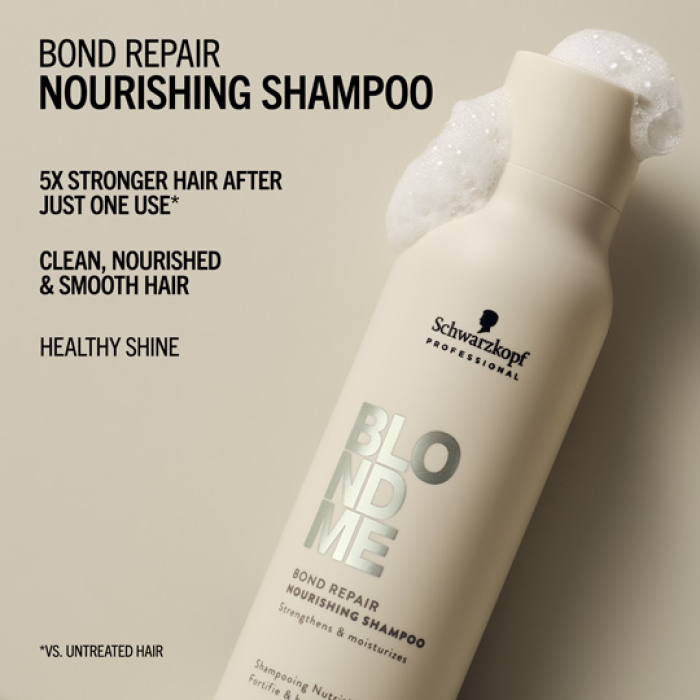 Schwarzkopf Professional BLONDME Bond Repair Nourishing Shampoo
