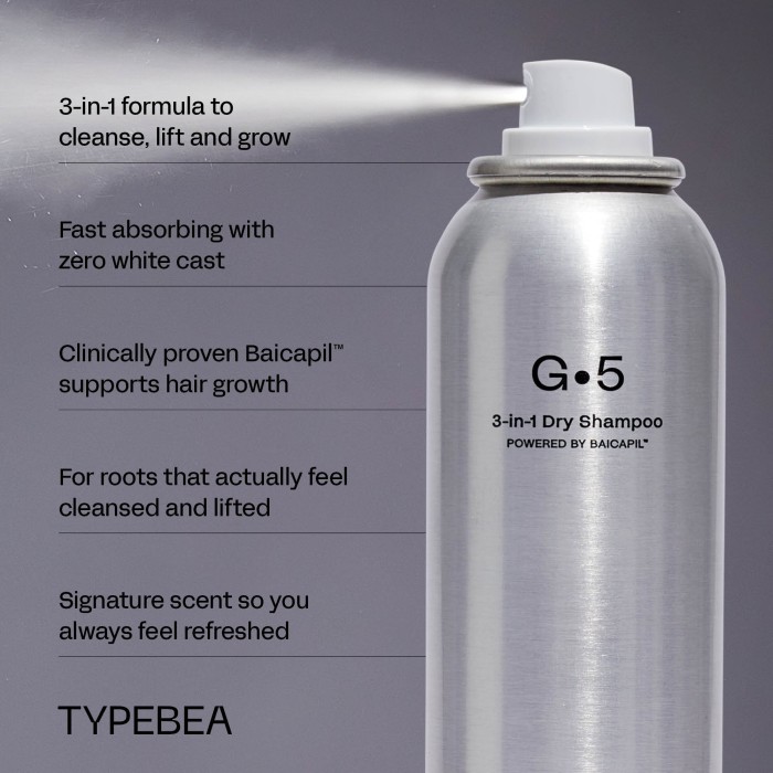 TYPEBEA G5 3-in-1 Dry Shampoo