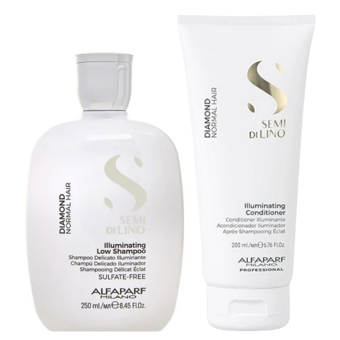 Alfaparf Semi Di Lino Diamond Illuminating Shampoo & Conditioner Duo
