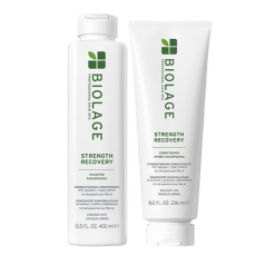 Biolage Strength Recovery Shampoo and Conditioning Cream Duo 