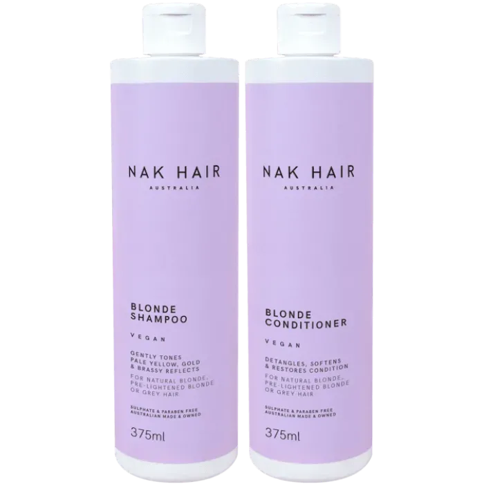 NAK Blonde Shampoo & Conditioner Duo