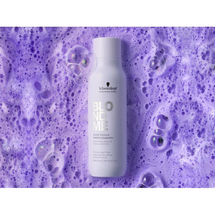 Schwarzkopf Professional BLONDME Bond Repair Purple Shampoo
