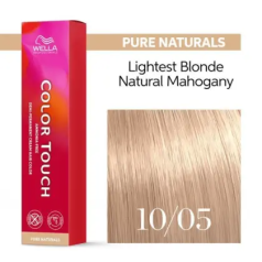 Color Touch Oxidising-Semi (Demi-Permanent) Hair Colour 60ml 8/05 Light Blonde Natural Mahogany