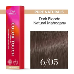 Color Touch Oxidising-Semi (Demi-Permanent) Hair Colour 60ml 6/05  Dark Blonde Natural Mahogany