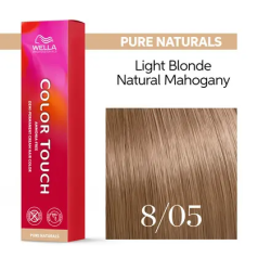 Color Touch Oxidising-Semi (Demi-Permanent) Hair Colour 60ml 10/05 Lightest Blonde Natural Mahogany