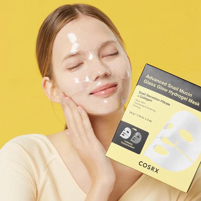 COSRX Advanced Snail Mucin Glass Glow Hydrogel Mask