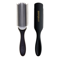 D3N 7 Row Styler Brush Black/White