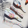 Denman Brushes D28 Deluxe Floral Fantasies Wide Tooth Detangle Comb