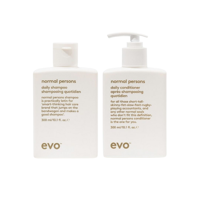 Evo Normal Persons Shampoo and Conditioner Duo 300ml