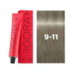 Igora Royal Permanent Color Creme 9-11 Light Blonde Cendre Extra