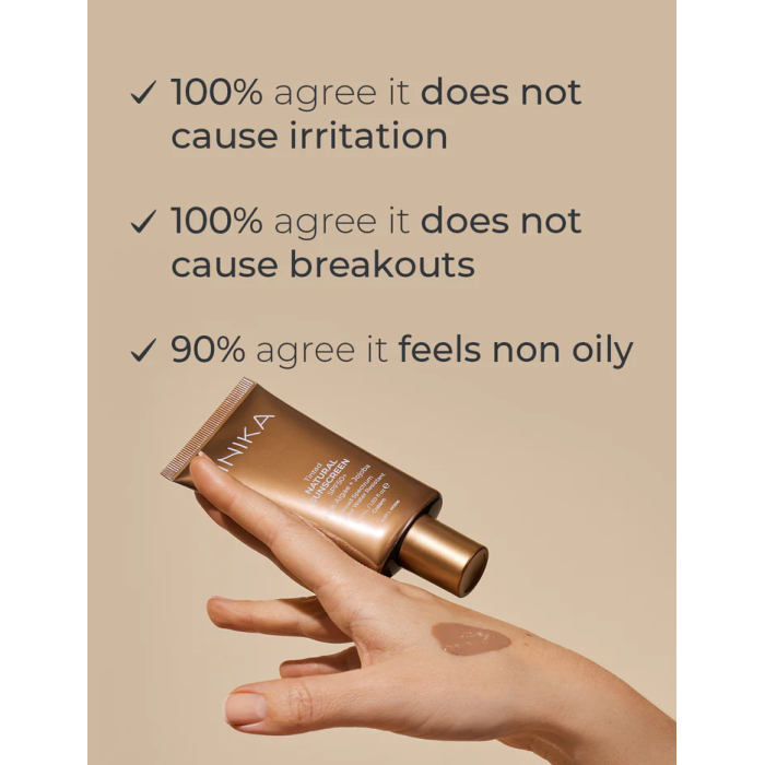 INIKA Organic Tinted Sunscreen SPF50+