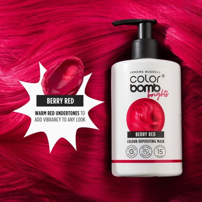 Jerome Russell Color Bomb Berry Red 300ml
