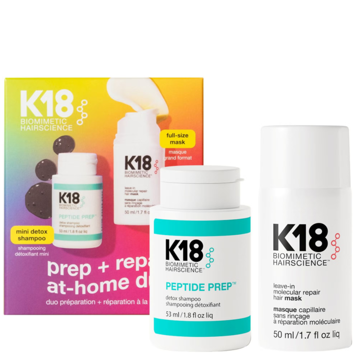 K18 Prep + Repair At-Home Duo
